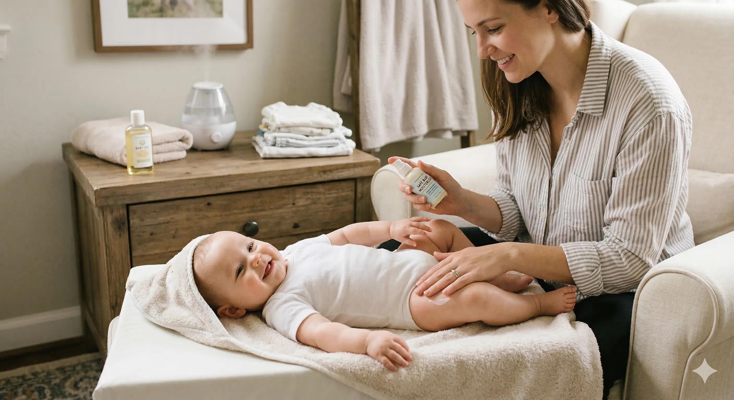 Safe Moisturizing Tips for Baby’s Soft Skin