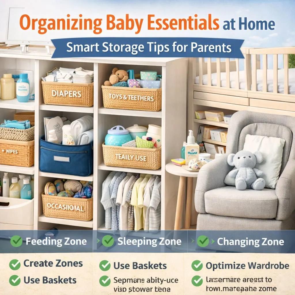 Organizing Baby Essentials at Home: Smart Storage Tips for Parents