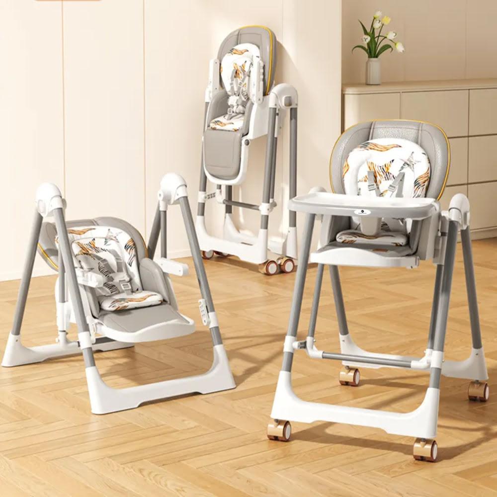 StarAndDaisy Upgraded Galaxy Star Multifunctional Baby Dining High Chair with Swing Rocking Chair Design for 0-6 Year Babies
