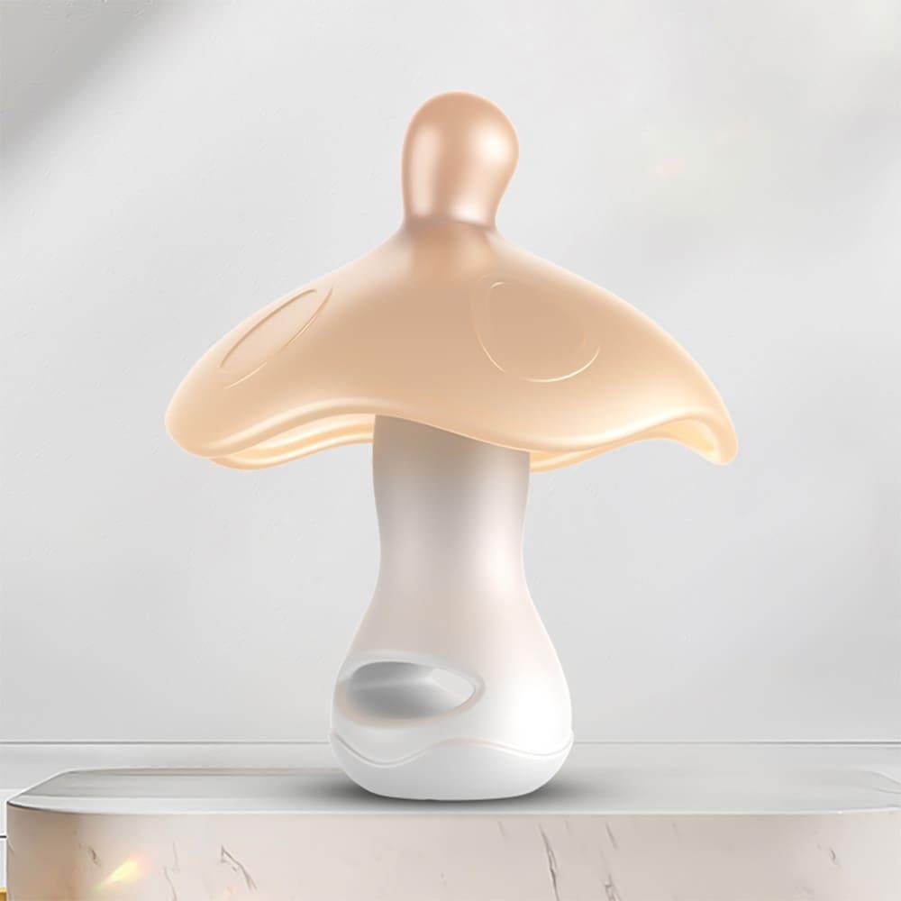 StarAndDaisy Silicone Baby Mushroom Soother with Round Nipple, Baby Pacifier Suitable for 0-36 Months Babies 