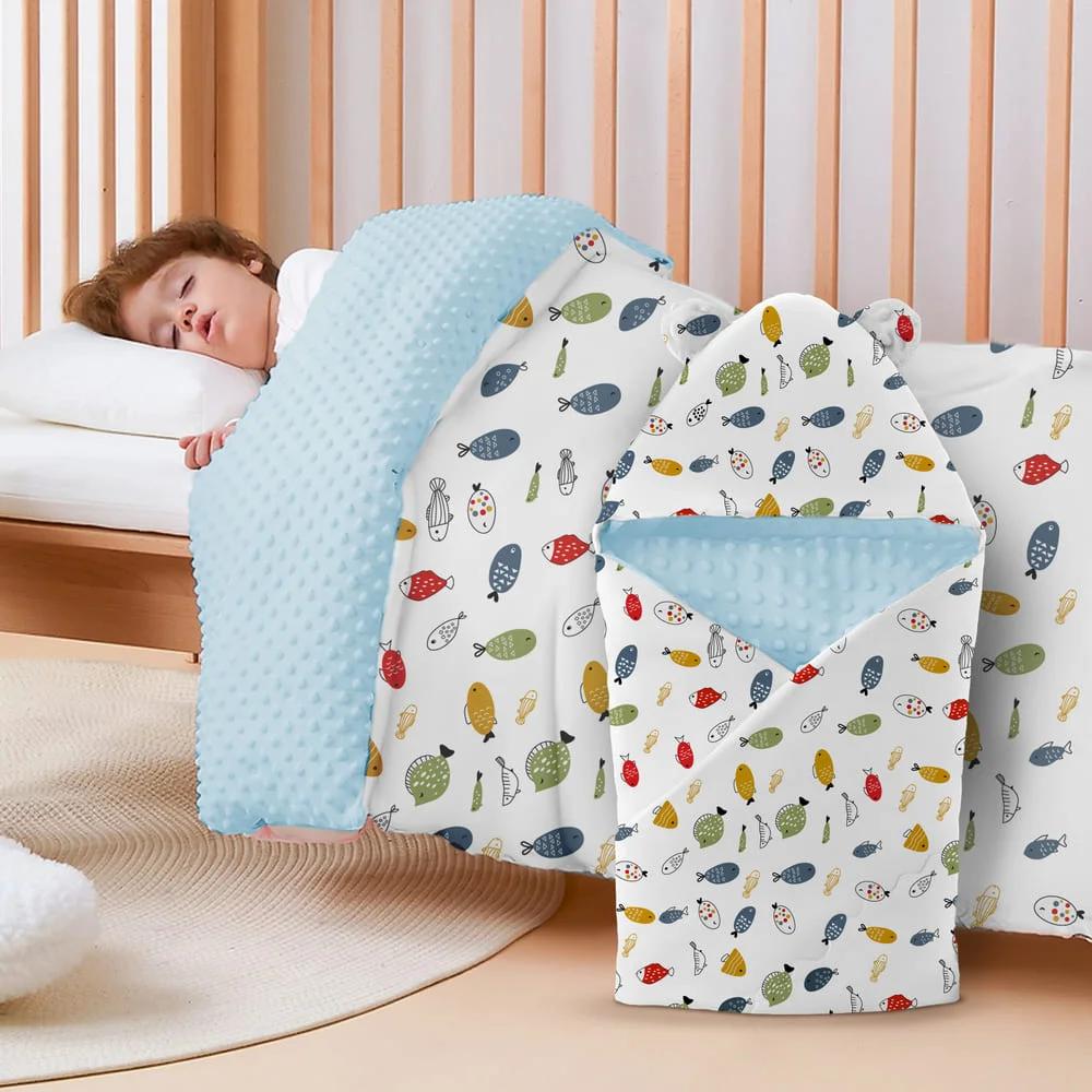 StarAndDaisy Super Soft Aqua Baby Blanket