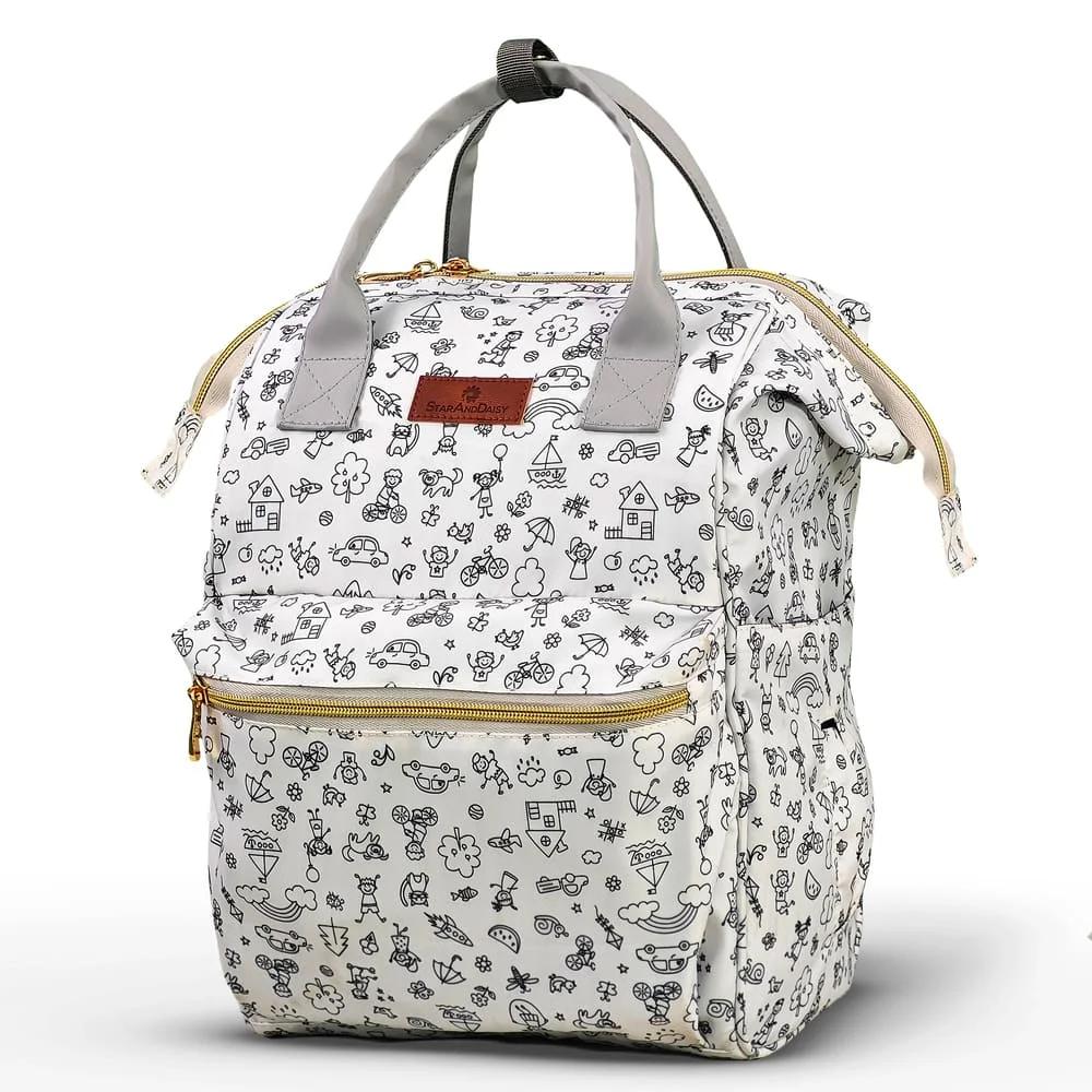 Share  StarAndDaisy Stylish Baby Diaper Backpack with Laptop Compartment