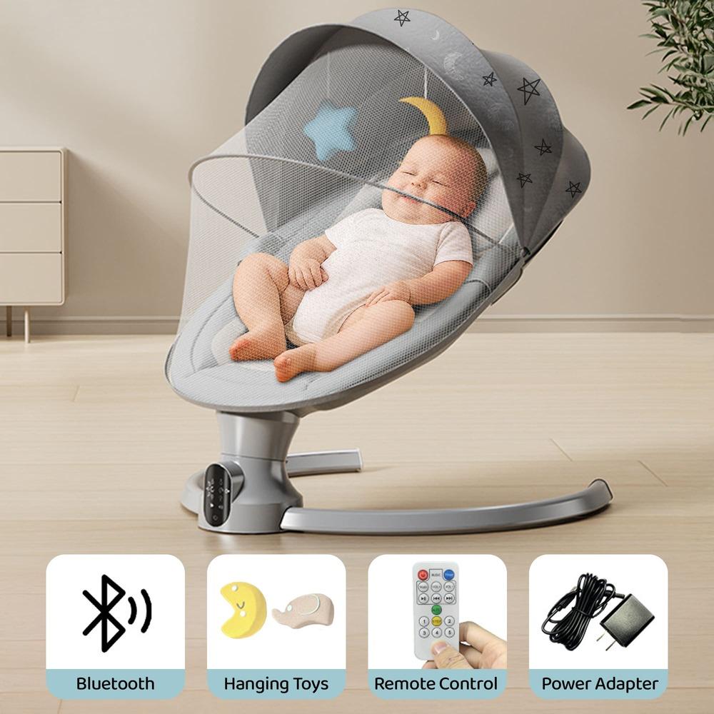 StarAndDaisy Multi-Function Electric Swing Rocker for Baby with Bluetooth