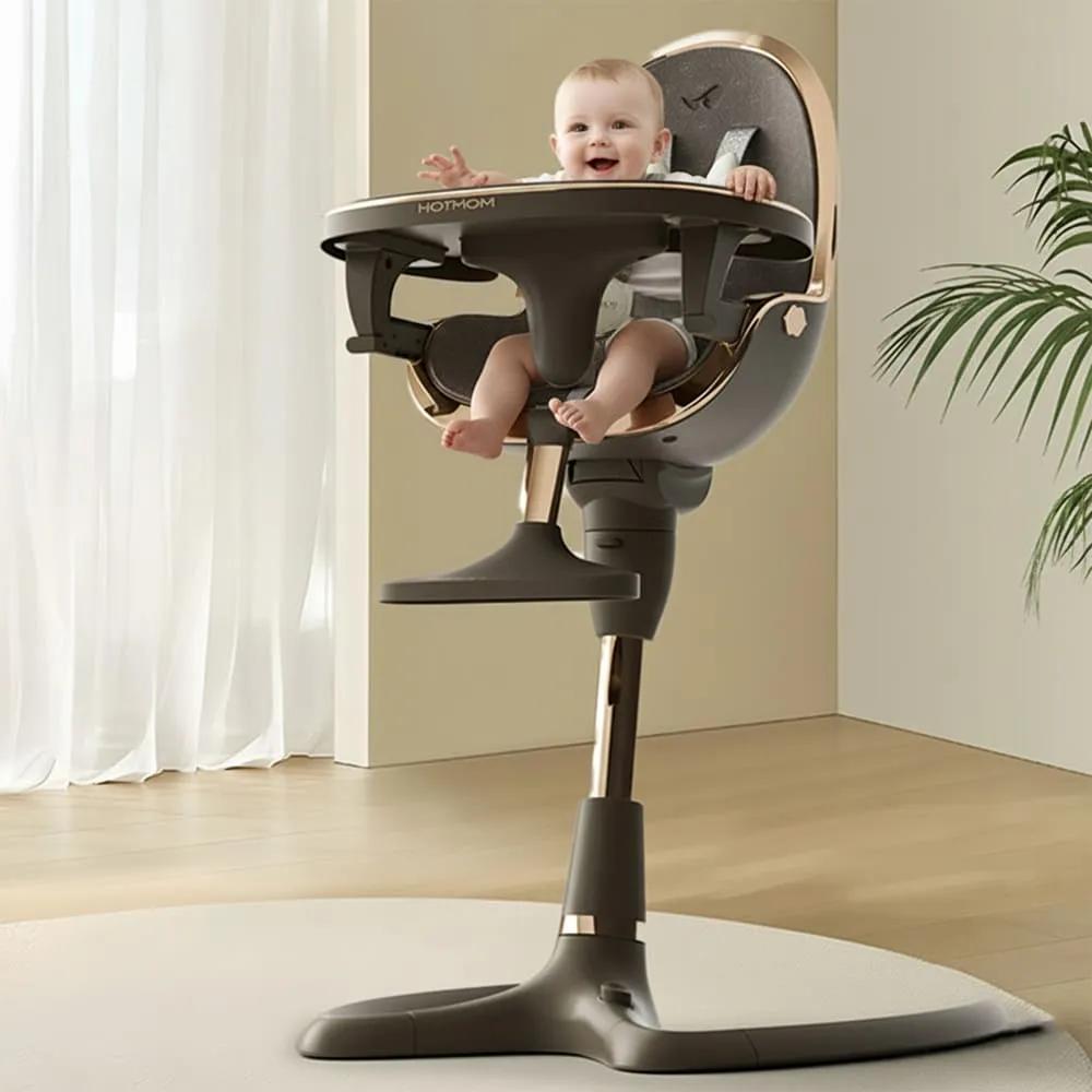 StarAndDaisy Hot Mom (UK) Luxury Baby High Chair with Ergonomic Eggshell Backrest