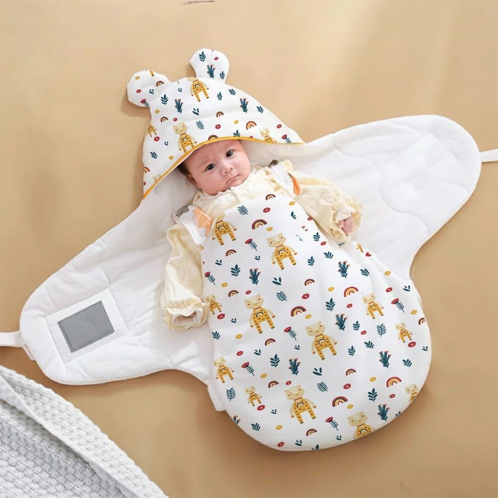 StarAndDaisy Butterfly Shaped Baby Swaddle with Velcro