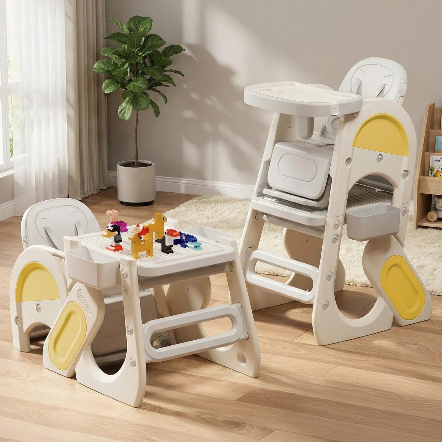StarAndDaisy 6-in-1 Multifunctional Baby Dining Chair, High Chair, Study Table