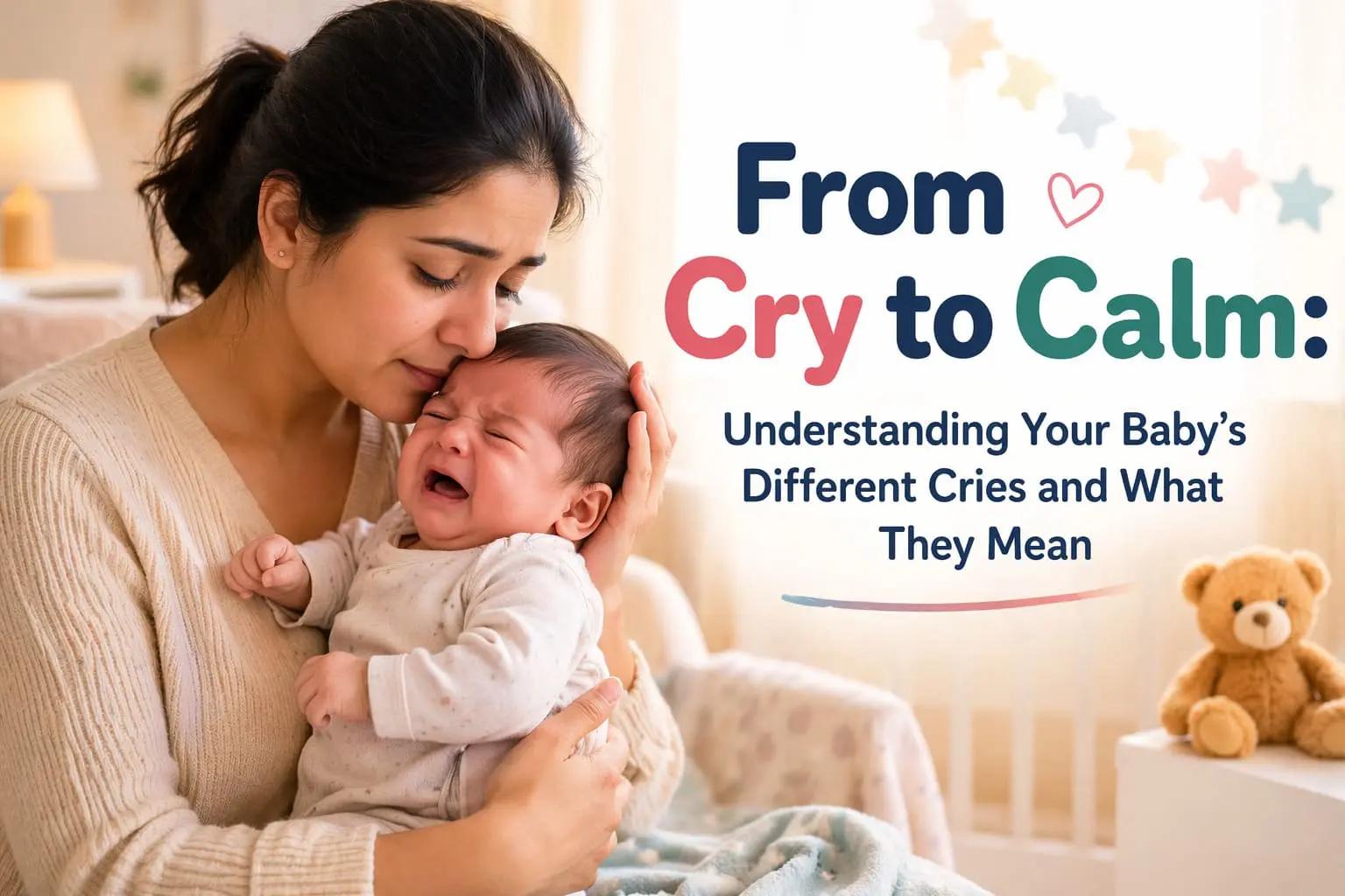 From Cry to Calm: Understanding Your Baby’s Different Cries and What They Mean