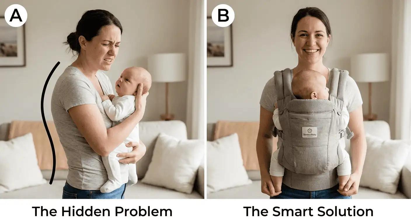 Why an Ergonomic Baby Carrier Can Save Your Back (Literally)